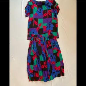 Vintage Christian Dior Skirt + Top